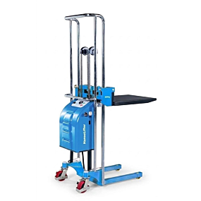 Elektro-Mitnahmehochhubwagen E-PS0, elektrisch, Traglast: 400 kg, Hubhöhe: bis 1700 mm